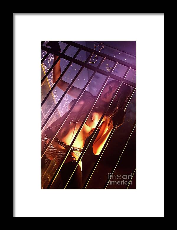 Dark Framed Print featuring the digital art Captivate by Recreating Creation