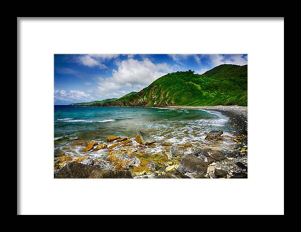 Pristine Framed Print featuring the photograph Carambola Tide Pools by Amanda Jones