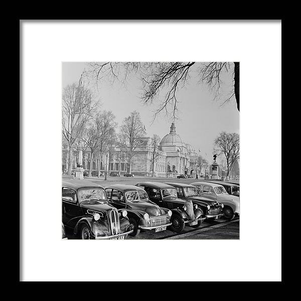 Outdoors Framed Print featuring the photograph Cardiff Car Park by Bert Hardy