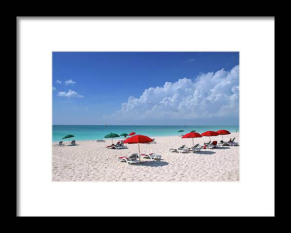 Ocean Framed Print featuring the photograph Caribbean Blue by Stephen Anderson