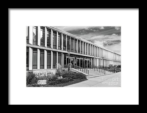 Carthage College Framed Print featuring the photograph Carthage College Lentz Hall by University Icons