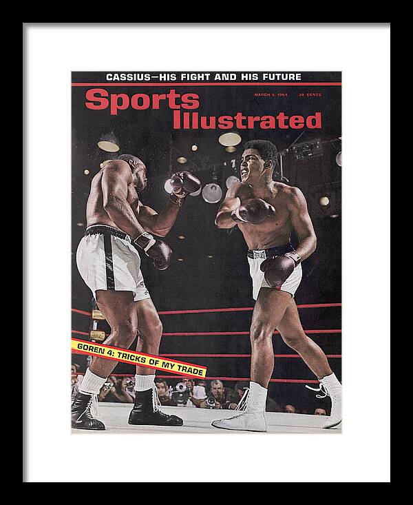 Magazine Cover Framed Print featuring the photograph Cassius Clay, 1964 World Heavyweight Title Sports Illustrated Cover by Sports Illustrated
