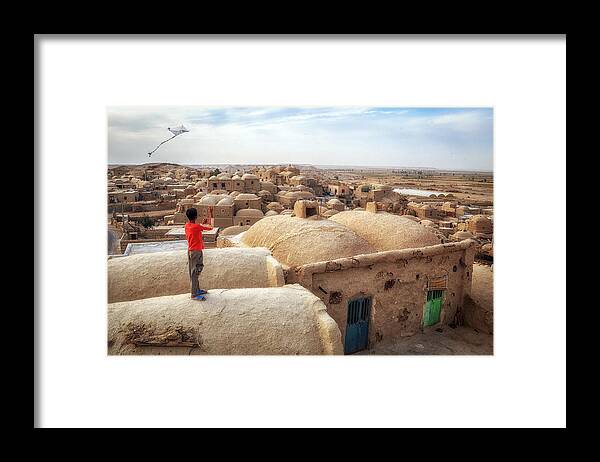 Iran Framed Print featuring the photograph Castle Village by Amir Hossein Kamali | ???????? ?????