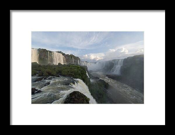 Waterfall Framed Print featuring the photograph Cataratas Do Iguau by Mark Prior