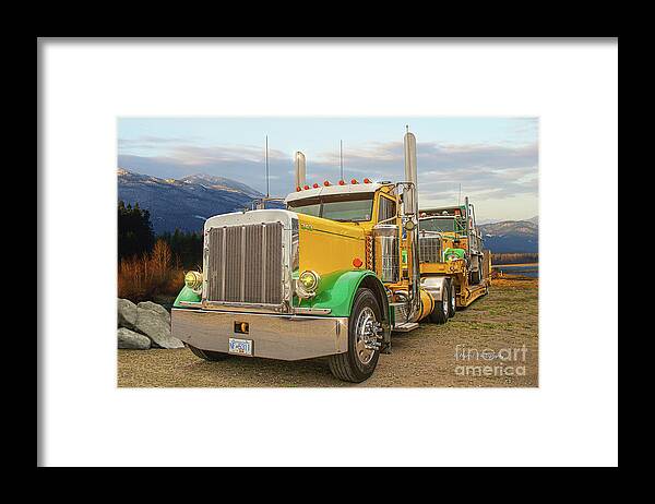 Big Rigs Framed Print featuring the photograph Catr9381-19 by Randy Harris