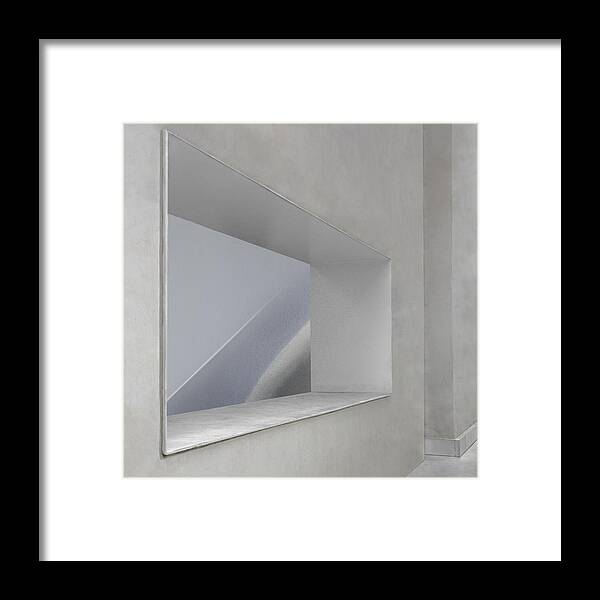 Window Framed Print featuring the photograph Ceci N'est Pas Une Fentre... by Gilbert Claes