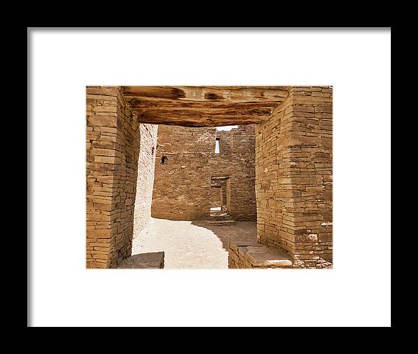 Pueblo Cultures Framed Print featuring the photograph Chaco Canyon, New Mexico by Segura Shaw Photography