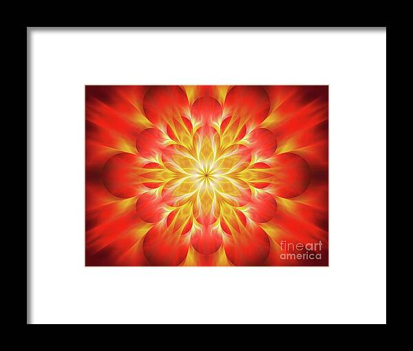 Hindu Framed Print featuring the photograph Chakra Flame by Sakkmesterke/science Photo Library