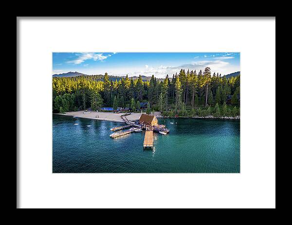 Tahoe Framed Print featuring the photograph Chambers Landing by Clinton Ward