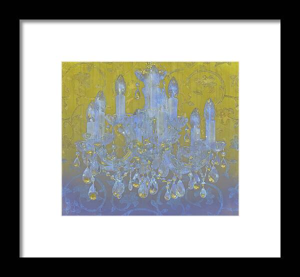 Champagne Ballroom Framed Print featuring the digital art Champagne Ballroom by Tina Lavoie