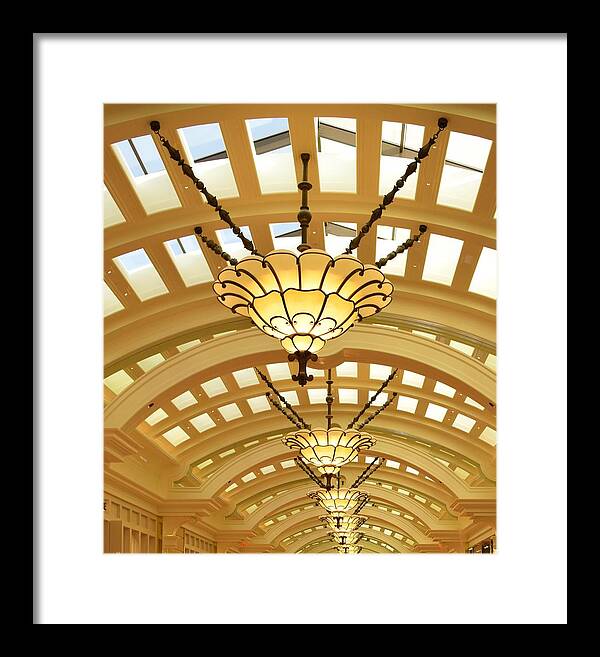 Las Framed Print featuring the photograph Chandelier IV by Bnte Creations