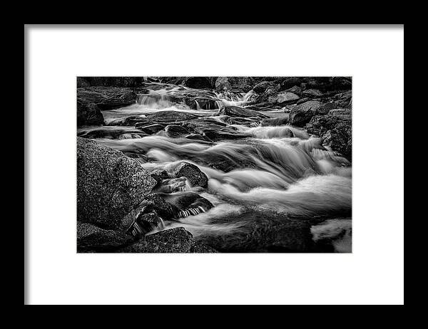Alpine Framed Print featuring the photograph Chaos of the Melt by Mark Lucey
