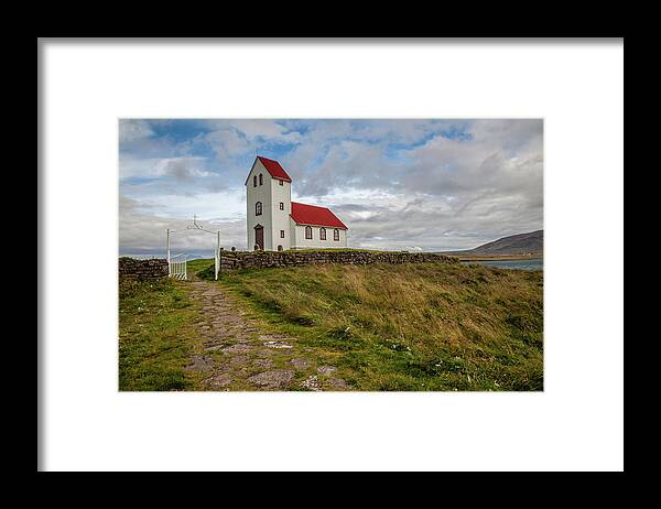 Church Framed Print featuring the photograph Chapel of Iceland by David Letts