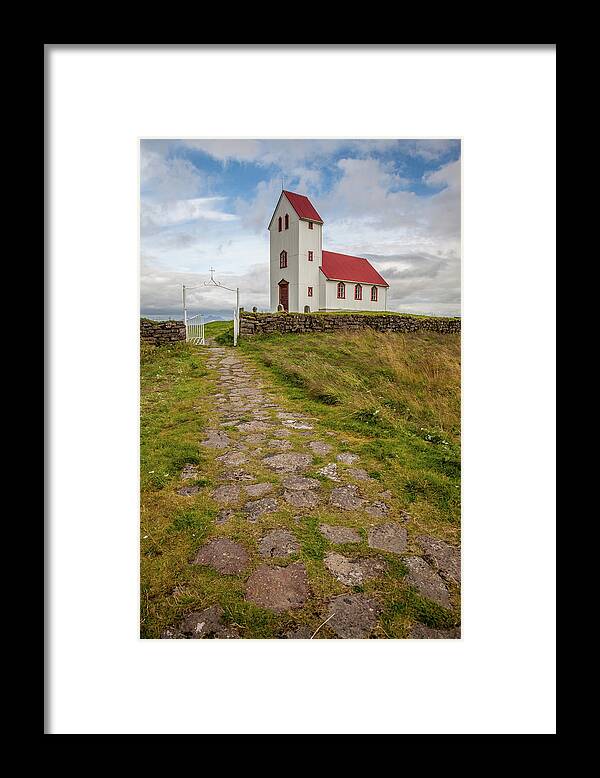Church Framed Print featuring the photograph Chapel Walk by David Letts