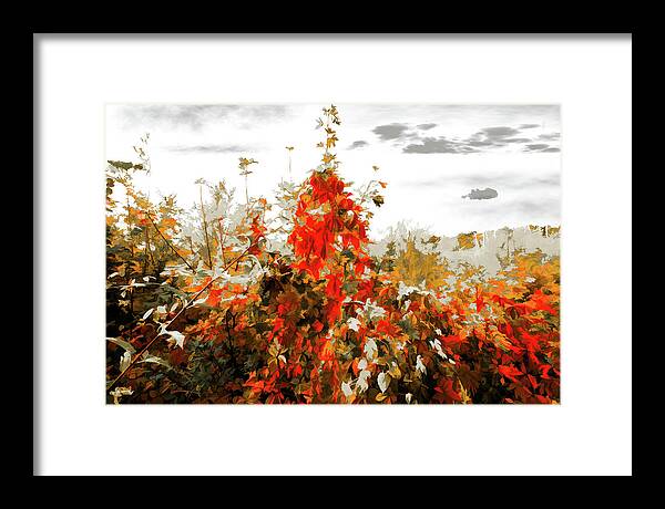 Artwork Framed Print featuring the mixed media Artistic Fall / Curator Pick Special Showcased Artwork Impressionism group by Aleksandrs Drozdovs