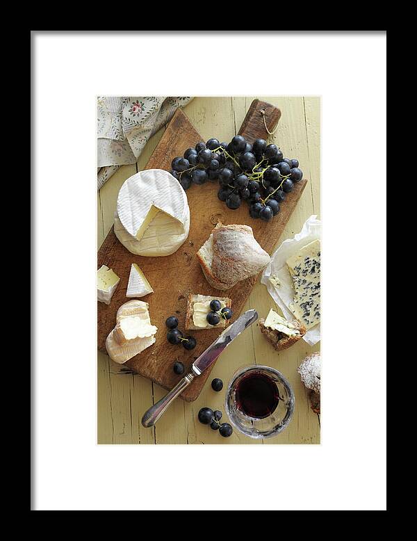Cheese Framed Print featuring the photograph Cheese On Board by Studer-t. Veronika