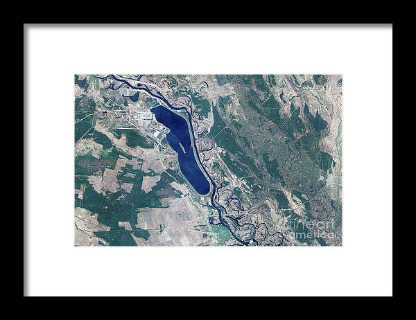 2009 Framed Print featuring the photograph Chernobyl by Nasa/science Photo Library
