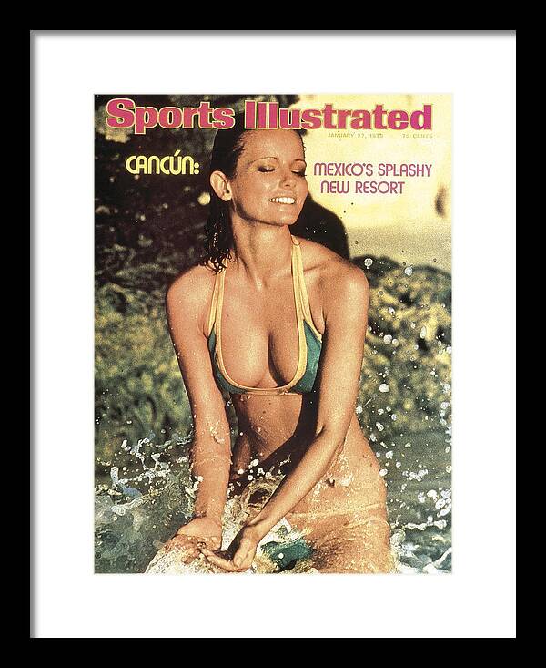 Social Issues Framed Print featuring the photograph Cheryl Tiegs Swimsuit 1975 Sports Illustrated Cover by Sports Illustrated