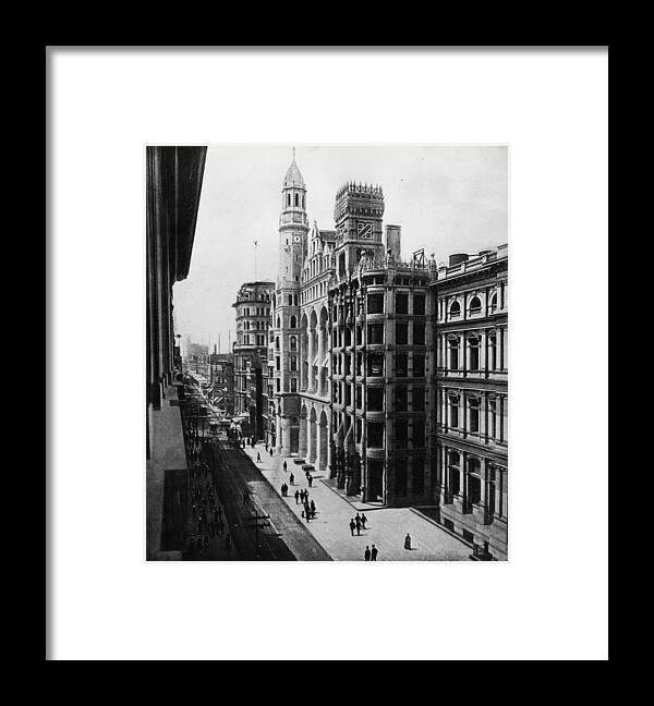 Color Image Framed Print featuring the digital art Chestnut Street by Spencer Arnold Collection