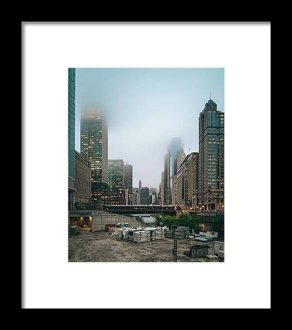 Chicago Framed Print featuring the photograph Chi Chalky by Nisah Cheatham