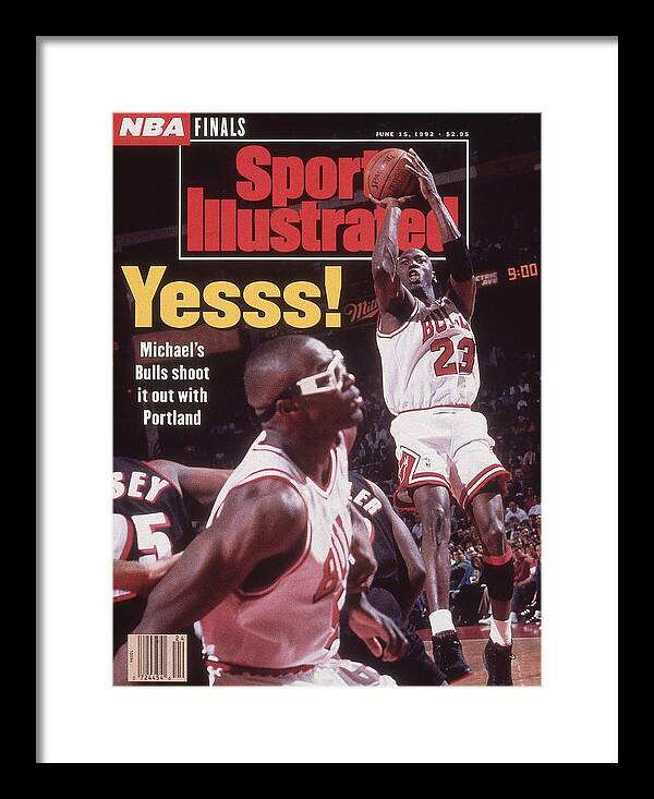 Chicago Bulls Michael Jordan, 1989 Nba Eastern Conference Sports  Illustrated Cover Metal Print by Sports Illustrated - Sports Illustrated  Covers