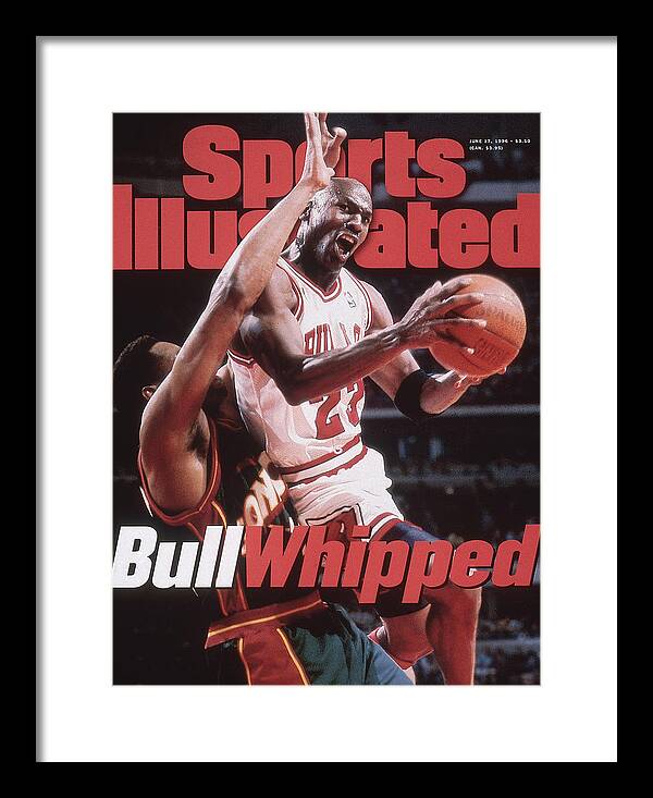 Chicago Bulls Michael Jordan, 1993 Nba Eastern Conference Sports  Illustrated Cover Framed Print