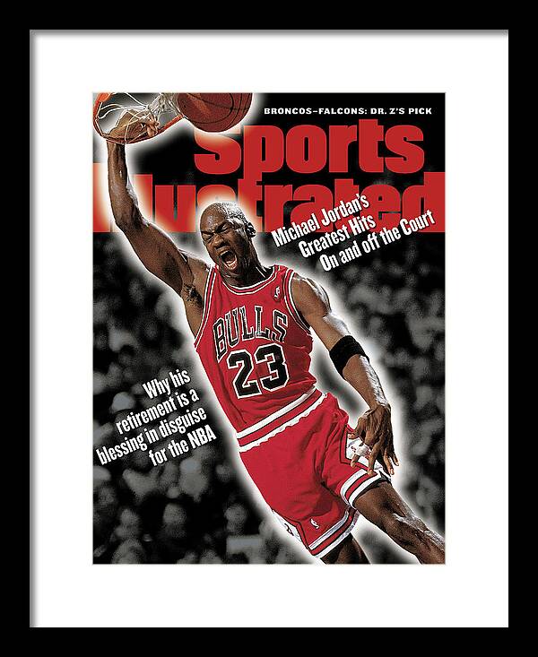 Michael Jordan Stolen Jersey Back-To - Michael Jordan - Posters and Art  Prints