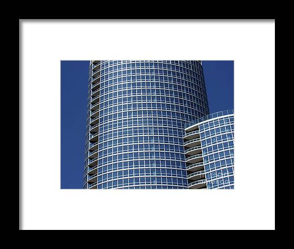 Chicago Framed Print featuring the photograph Chicago Round and Square by Roberta Byram