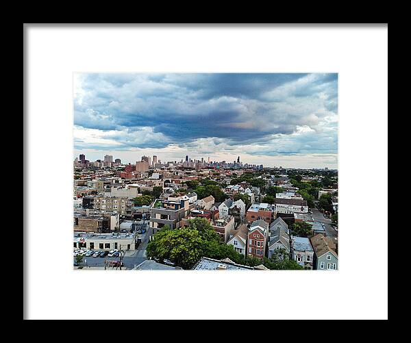 Chicago Framed Print featuring the photograph Chicago Skyline by Bobby K