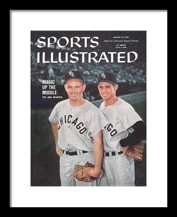 Chicago White Sox Nellie Fox And Luis Aparicio Sports Illustrated Cover  Framed Print