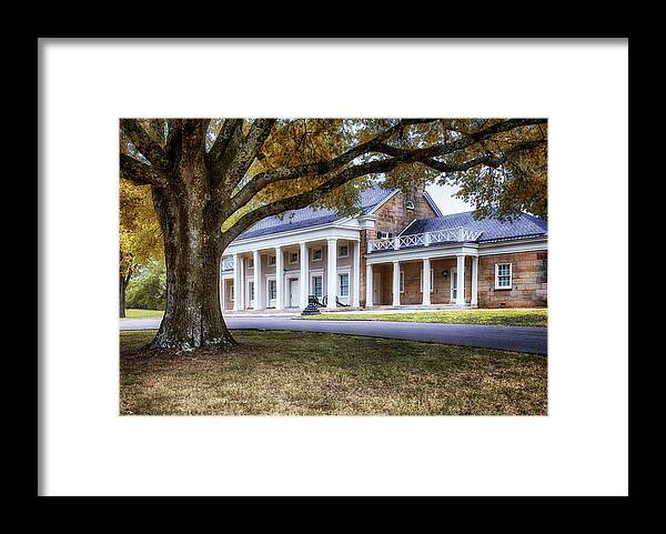 Chickamauga Battlefield Framed Print featuring the photograph Chickamauga Battlefield Visitor's Center by Susan Rissi Tregoning