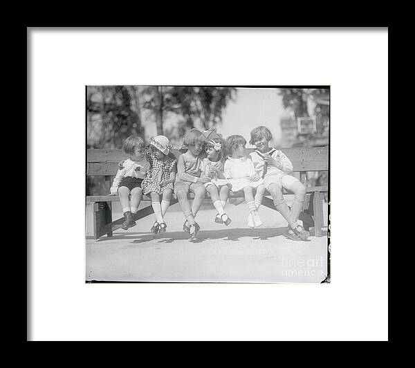 Child Framed Print featuring the photograph Child Actors by Bettmann