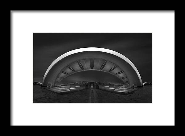 Architecture Framed Print featuring the photograph Chitgar Bridge (2) by Amirhossein Naghian