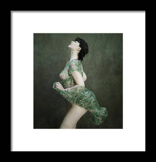 Dress Framed Print featuring the photograph Chloe by Kenp