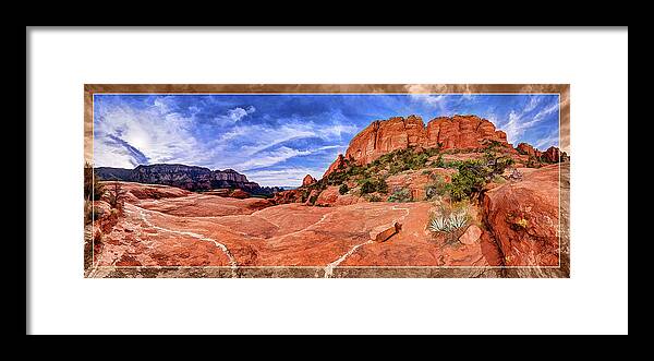 Sedona Landscape Framed Print featuring the photograph Choices by ABeautifulSky Photography by Bill Caldwell