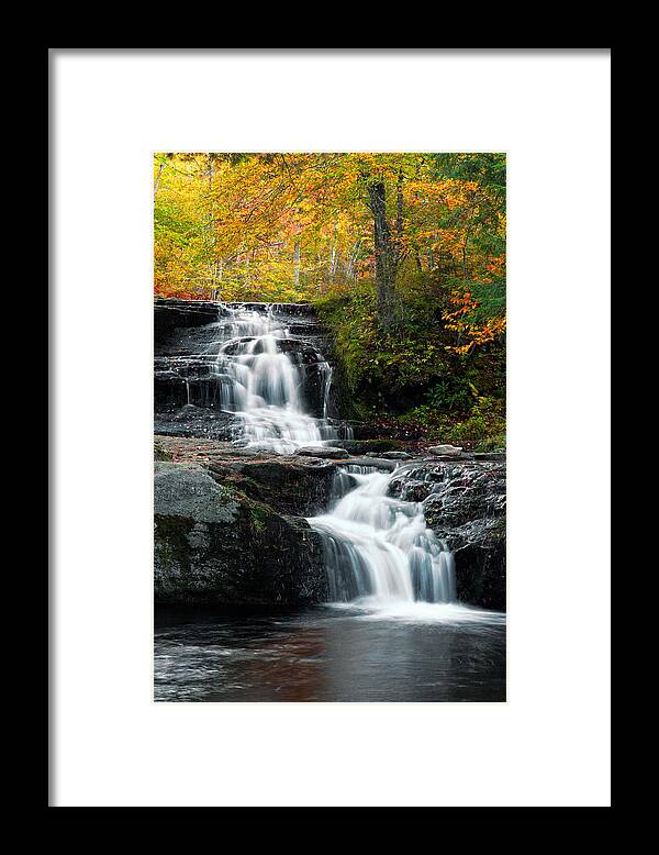 Allegheny Framed Print featuring the photograph Choke Creek Falls by Michael Gadomski
