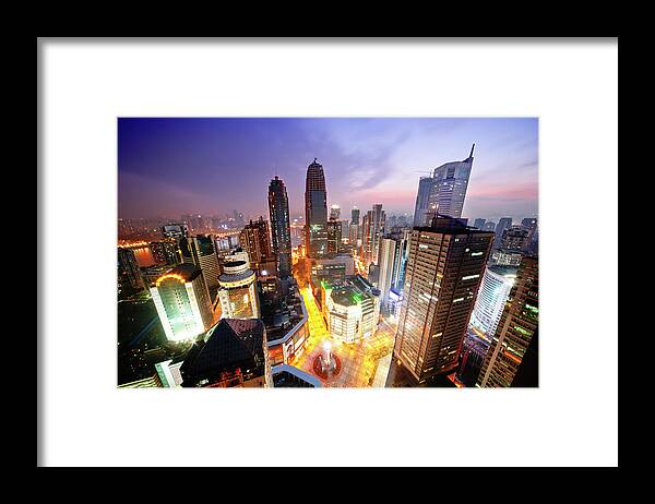 Outdoors Framed Print featuring the photograph Chongqing Cityscape by Photography Is The Reflection Of Life