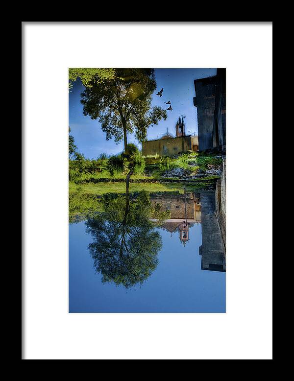 Lake Framed Print featuring the photograph Choose your side by Micah Offman