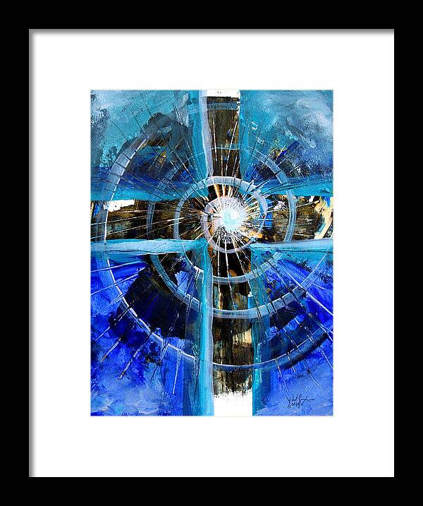 Jesus Framed Print featuring the painting Christ, Now by J Vincent Scarpace