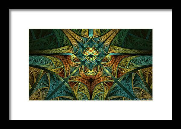  Framed Print featuring the digital art Chronicles by Missy Gainer
