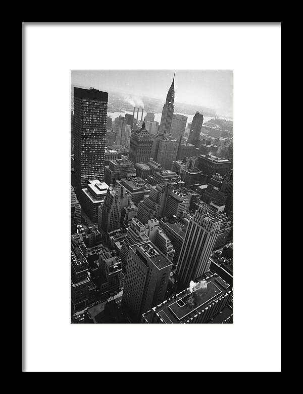 Architectural Feature Framed Print featuring the photograph Chrysler Building by William Lovelace