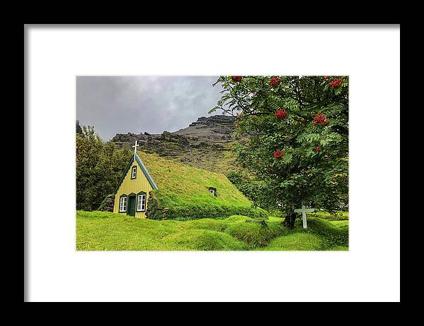 Iceland Framed Print featuring the photograph Church of the Holy Moss by Jim Cook
