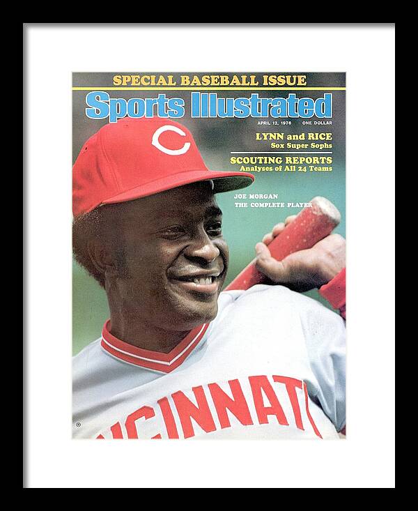 Magazine Cover Framed Print featuring the photograph Cincinnati Reds Joe Morgan Sports Illustrated Cover by Sports Illustrated