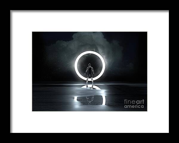 People Framed Print featuring the photograph Circle Of Light by Solarseven