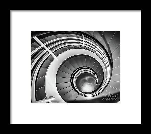 Stairway Framed Print featuring the photograph Circular stairway by Lyl Dil Creations