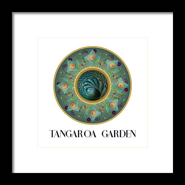 Mandala Framed Print featuring the digital art Circumplexical No 3729 by Alan Bennington
