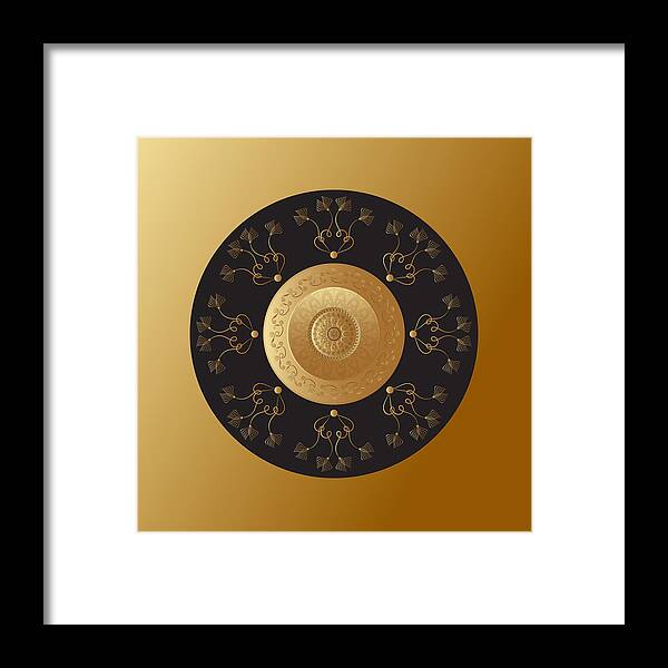 Mandala Framed Print featuring the digital art Circumplexical No 3823 by Alan Bennington