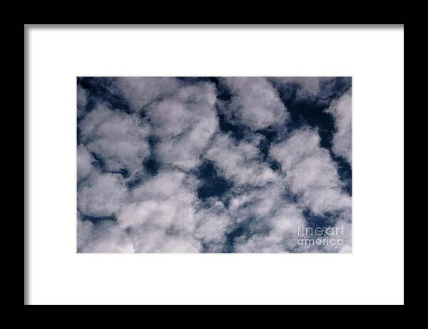Cloud Framed Print featuring the photograph Cirrocumulus Clouds Over Northern France by George Bernard/science Photo Library