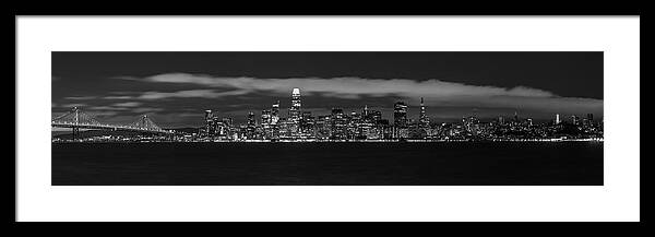 City Framed Print featuring the photograph City At Night by Yun Mao