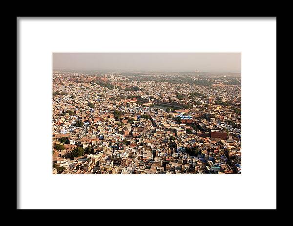 Tranquility Framed Print featuring the photograph City Of Jodhpur by Milind Torney